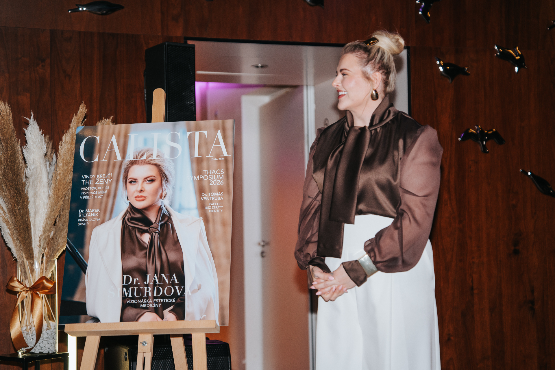 Byznys networking během křtu magazínu Calista